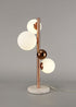 Rome Table Lamp 3 Light With Black Marble Base